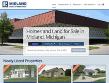 Tablet Screenshot of midland-realtors.com